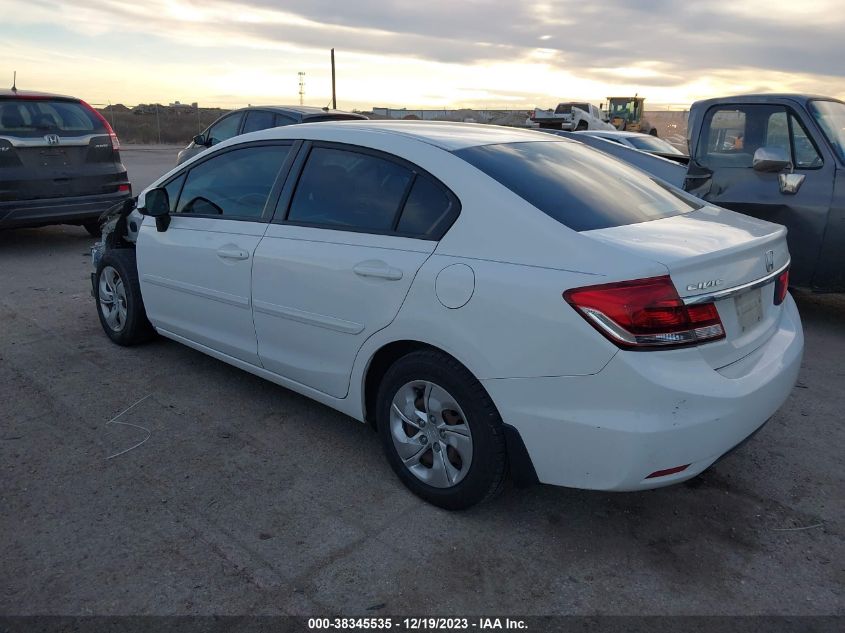 2013 HONDA CIVIC LX - 2HGFB2F58DH576571