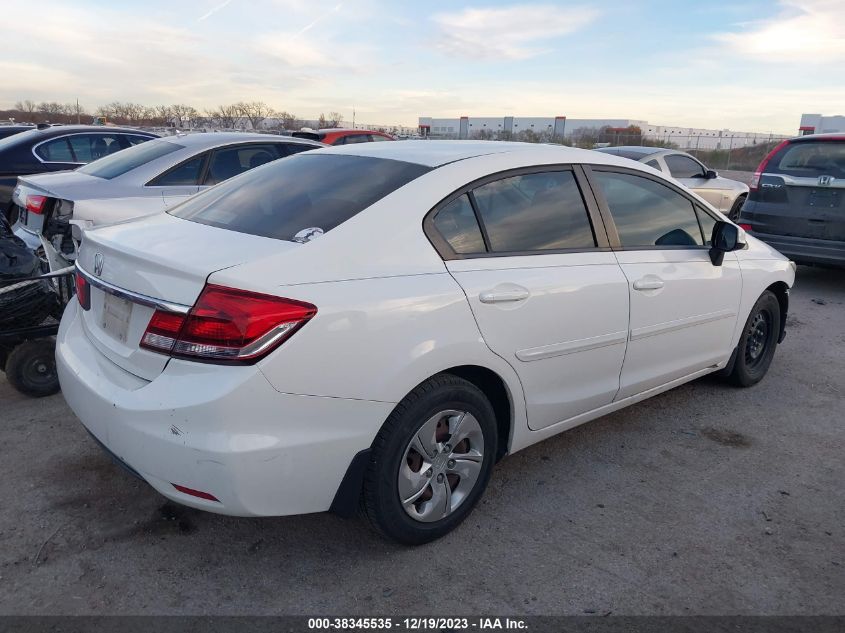2013 HONDA CIVIC LX - 2HGFB2F58DH576571