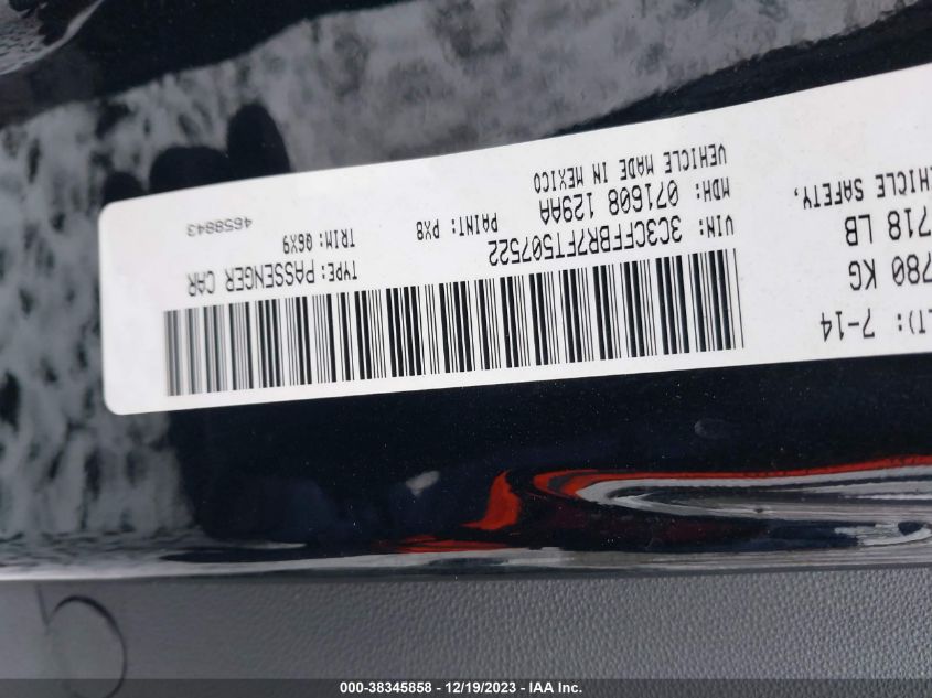 2015 FIAT 500 SPORT - 3C3CFFBR7FT507522