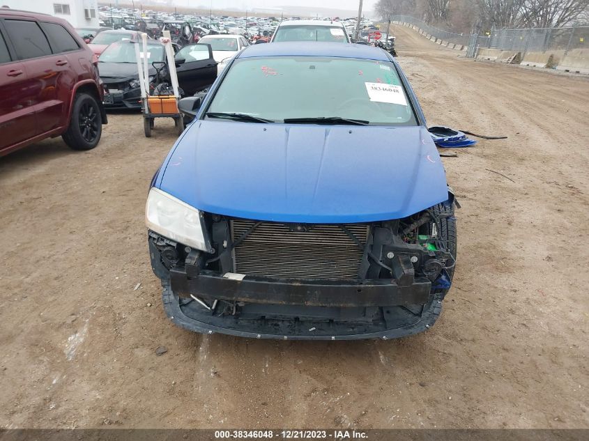 2013 DODGE AVENGER SE - 1C3CDZAB8DN594033