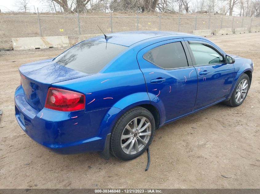 2013 DODGE AVENGER SE - 1C3CDZAB8DN594033