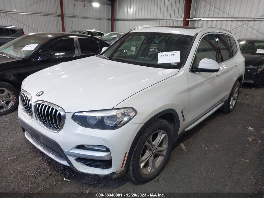 5UXTR7C58KLF24907 2019 BMW X3, photo no. 2