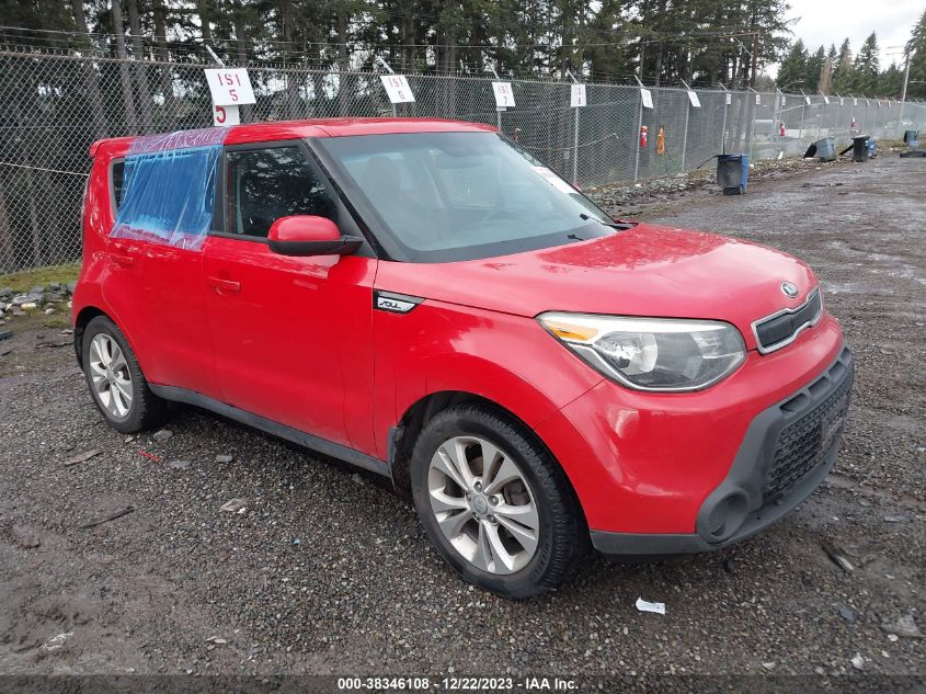 2015 KIA SOUL + - KNDJP3A58F7754856