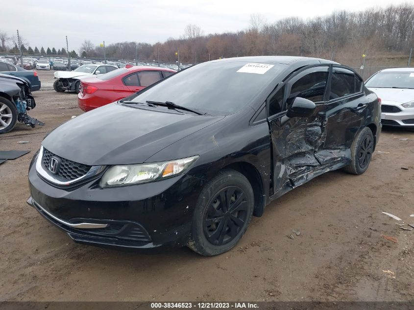 2014 HONDA CIVIC LX - 19XFB2F50EE026342