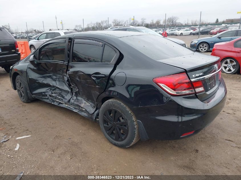2014 HONDA CIVIC LX - 19XFB2F50EE026342