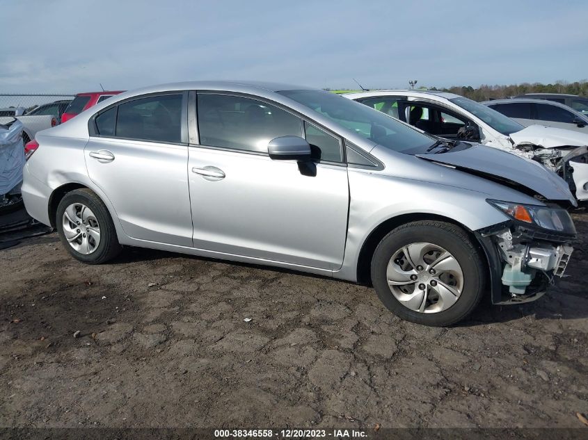 2014 HONDA CIVIC LX - 19XFB2F54EE070764