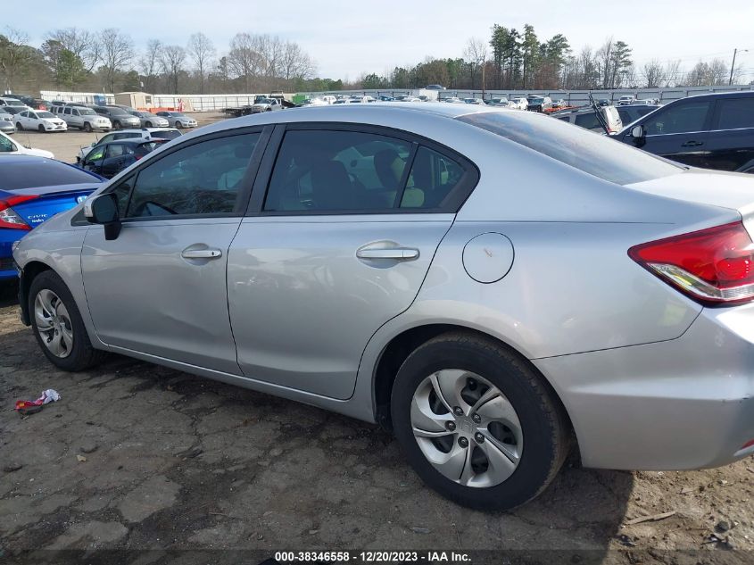 2014 HONDA CIVIC LX - 19XFB2F54EE070764