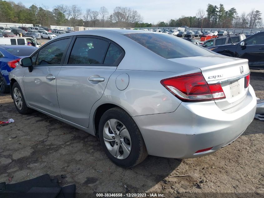 2014 HONDA CIVIC LX - 19XFB2F54EE070764
