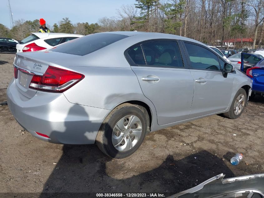 2014 HONDA CIVIC LX - 19XFB2F54EE070764