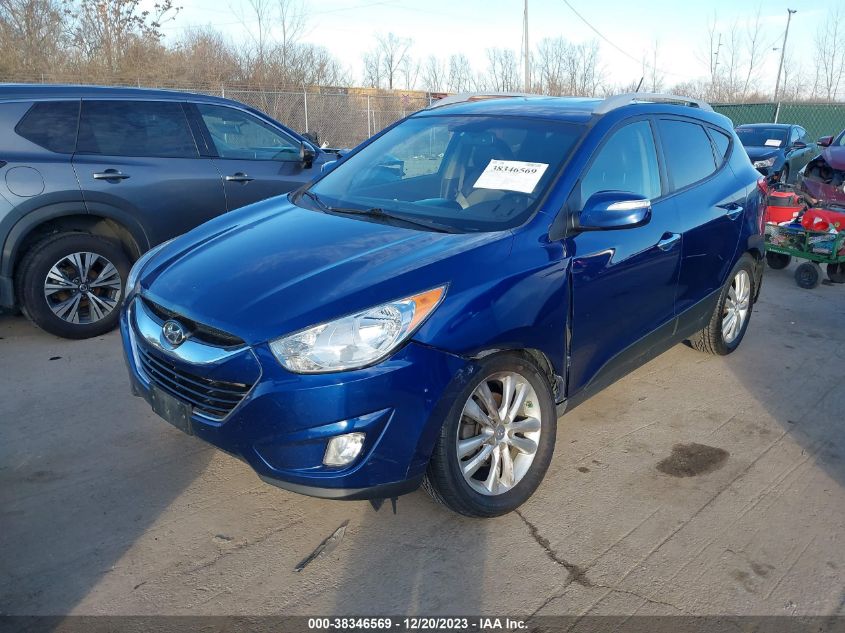 2013 HYUNDAI TUCSON LIMITED - KM8JU3ACXDU765925