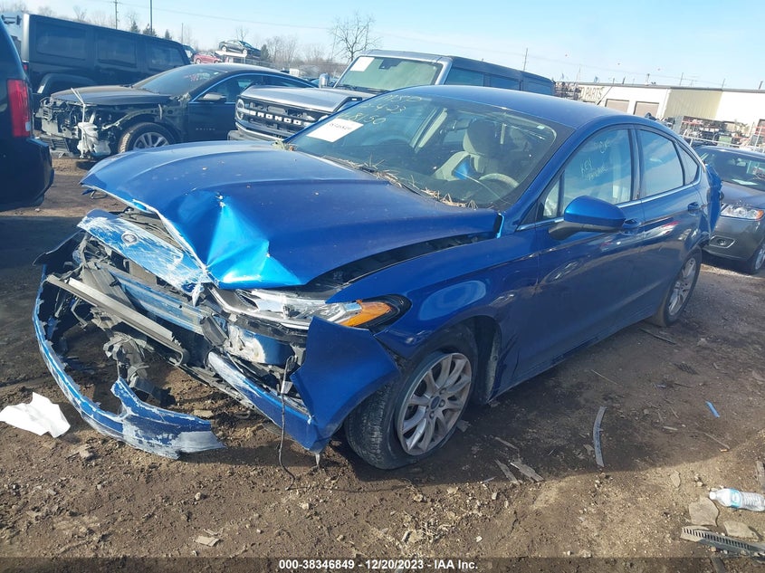 VIN 3FA6P0G71JR238150 2018 FORD FUSION S