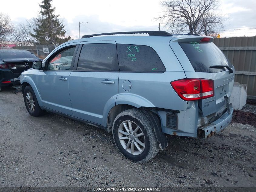2013 DODGE JOURNEY SXT - 3C4PDCBB1DT596666