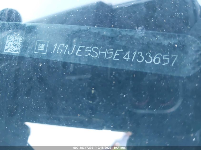 2014 CHEVROLET SONIC LTZ AUTO - 1G1JE5SH5E4133657