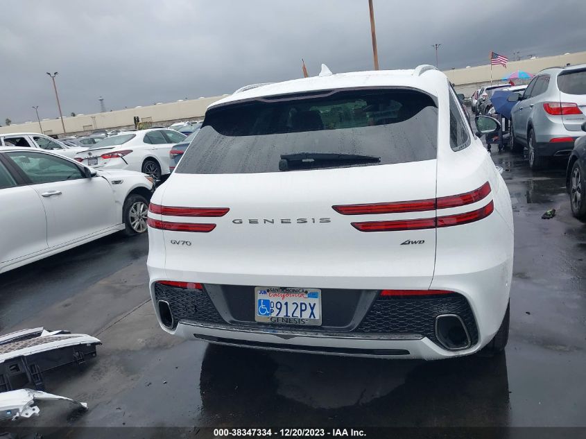 2023 GENESIS GV70 2.5T AWD - KMUMADTB1PU119680