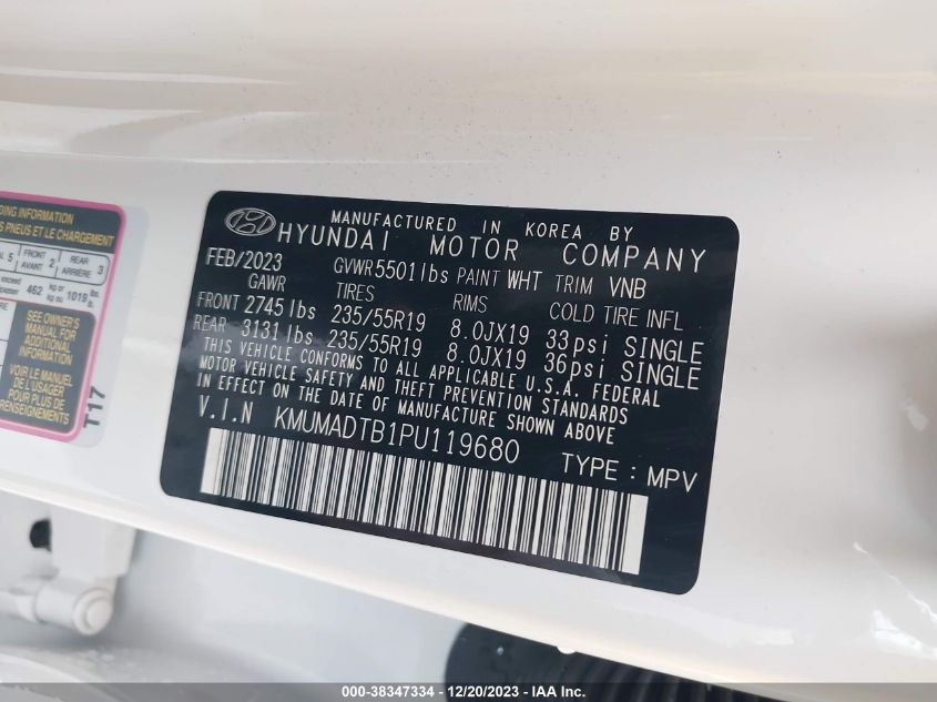 2023 GENESIS GV70 2.5T AWD - KMUMADTB1PU119680