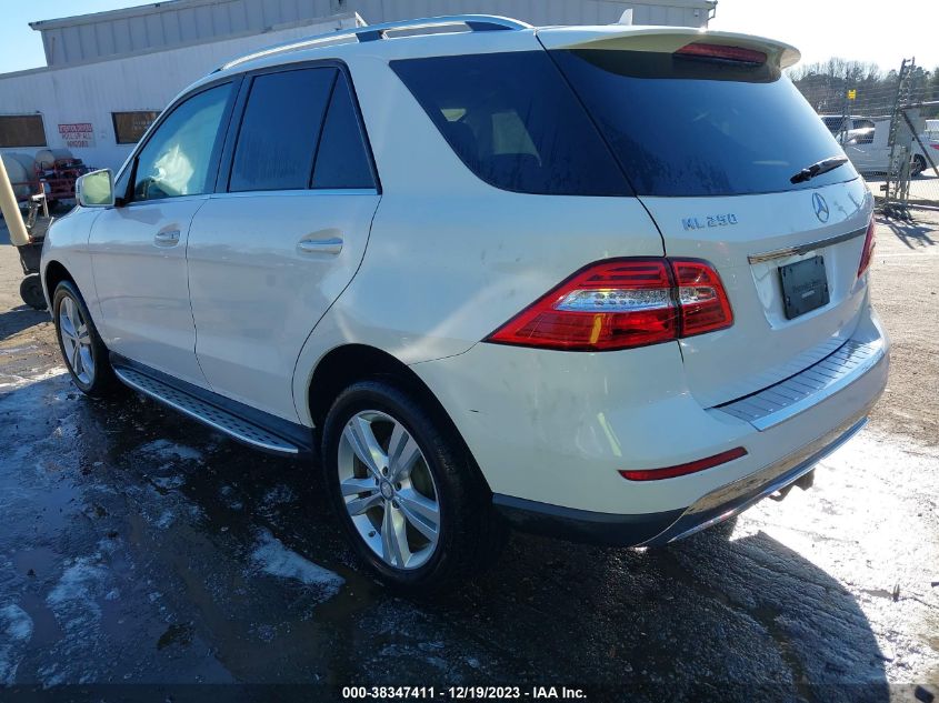 2015 MERCEDES-BENZ ML 250 BLUETEC 4MATIC - 4JGDA0EB8FA607528