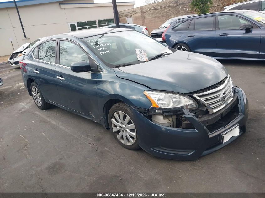 2015 NISSAN SENTRA S/SV/SR/SL - 3N1AB7AP3FY219684