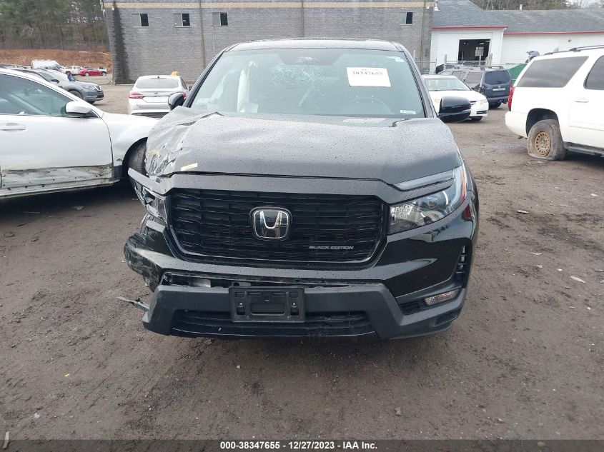2022 HONDA RIDGELINE BLACK EDITION - 5FPYK3F8XNB008019