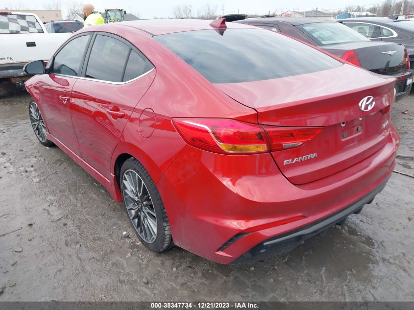 KMHD04LB1JU539853 | 2018 HYUNDAI ELANTRA