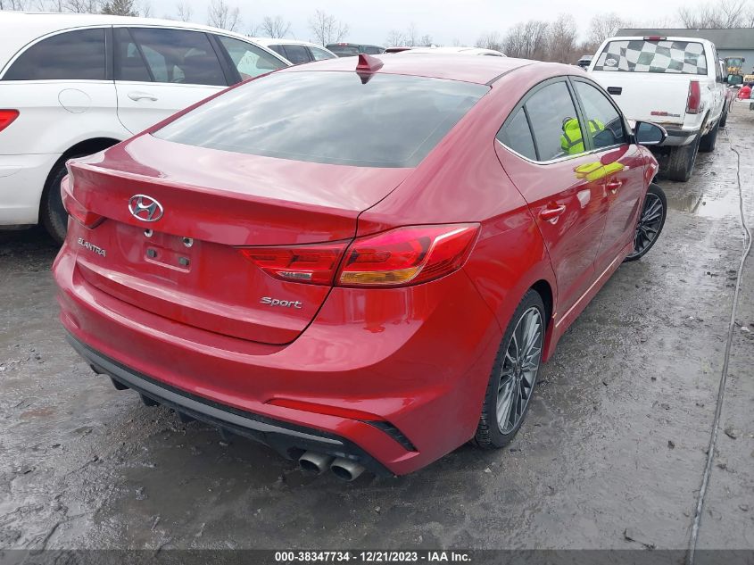 KMHD04LB1JU539853 | 2018 HYUNDAI ELANTRA