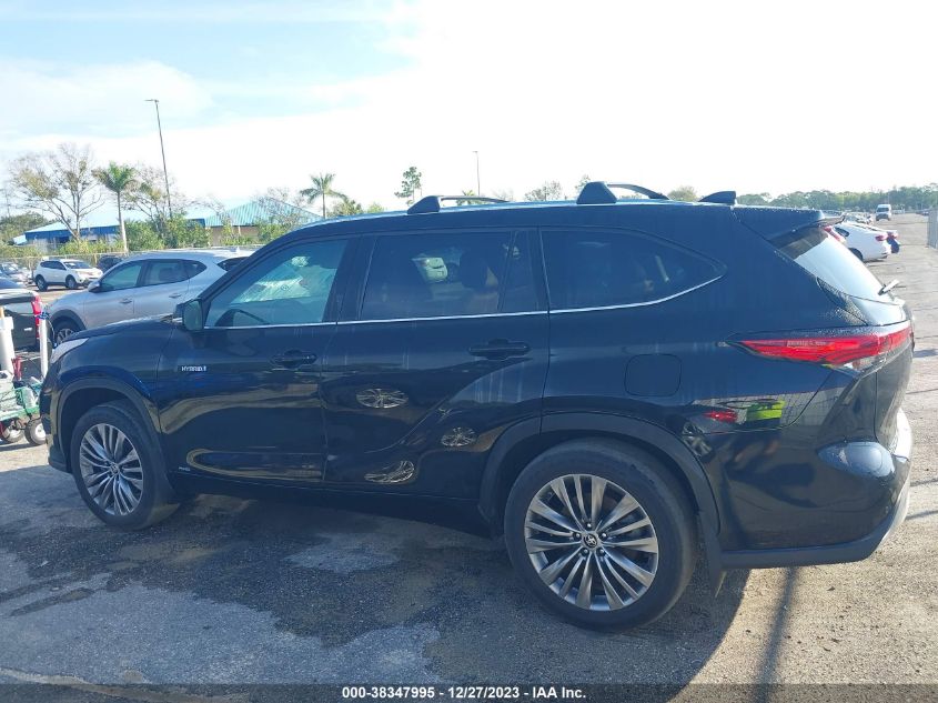 2021 TOYOTA HIGHLANDER HYBRID PLATINUM - 5TDEBRCH9MS042532