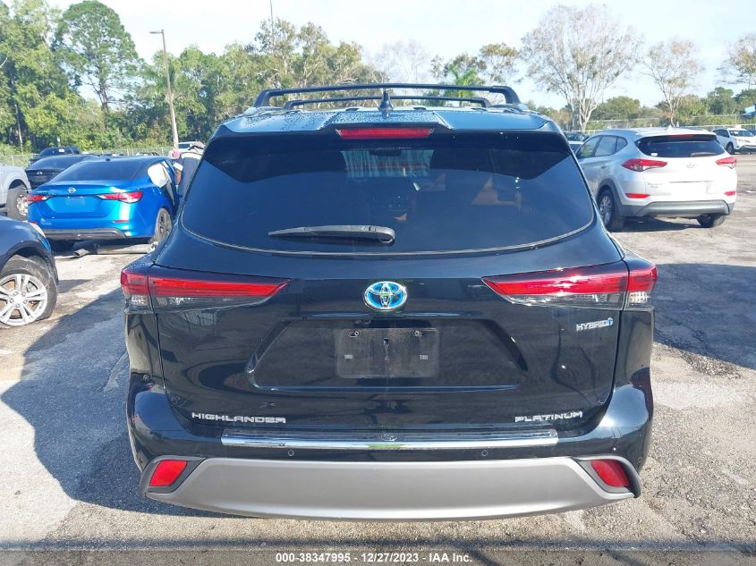 2021 TOYOTA HIGHLANDER HYBRID PLATINUM - 5TDEBRCH9MS042532