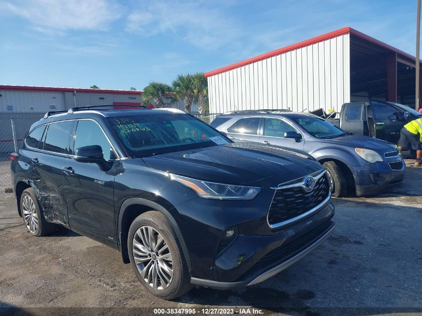 2021 TOYOTA HIGHLANDER HYBRID PLATINUM - 5TDEBRCH9MS042532