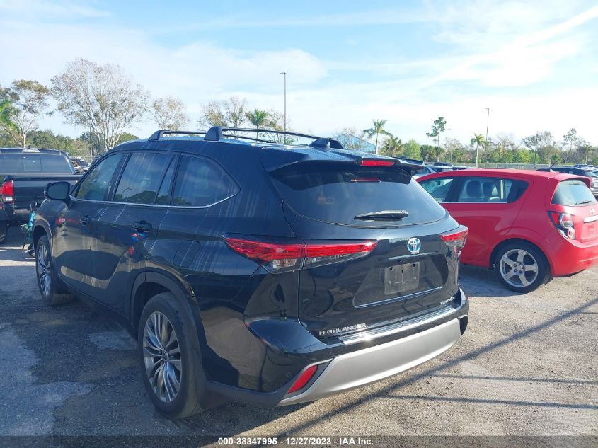 2021 TOYOTA HIGHLANDER HYBRID PLATINUM - 5TDEBRCH9MS042532