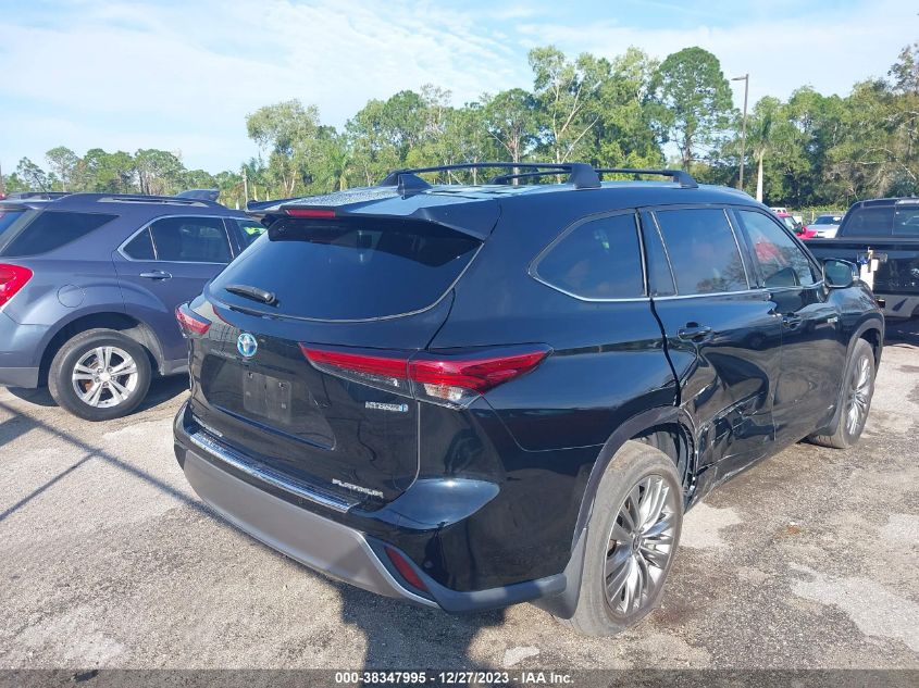 2021 TOYOTA HIGHLANDER HYBRID PLATINUM - 5TDEBRCH9MS042532