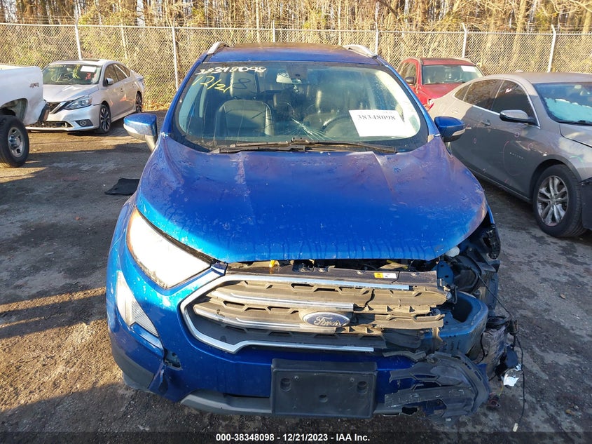 VIN MAJ6S3KL7KC274493 2019 FORD ECOSPORT TITANIUM
