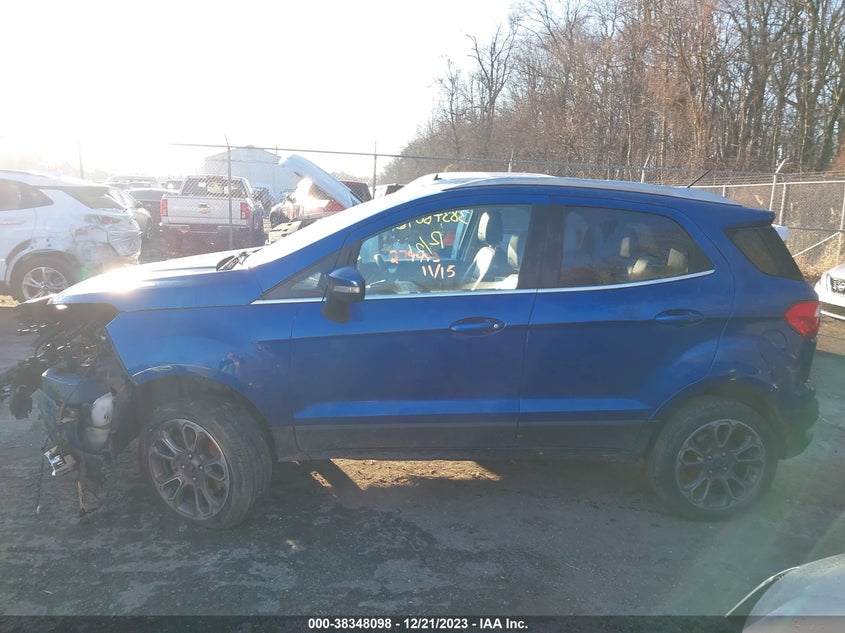 VIN MAJ6S3KL7KC274493 2019 FORD ECOSPORT TITANIUM