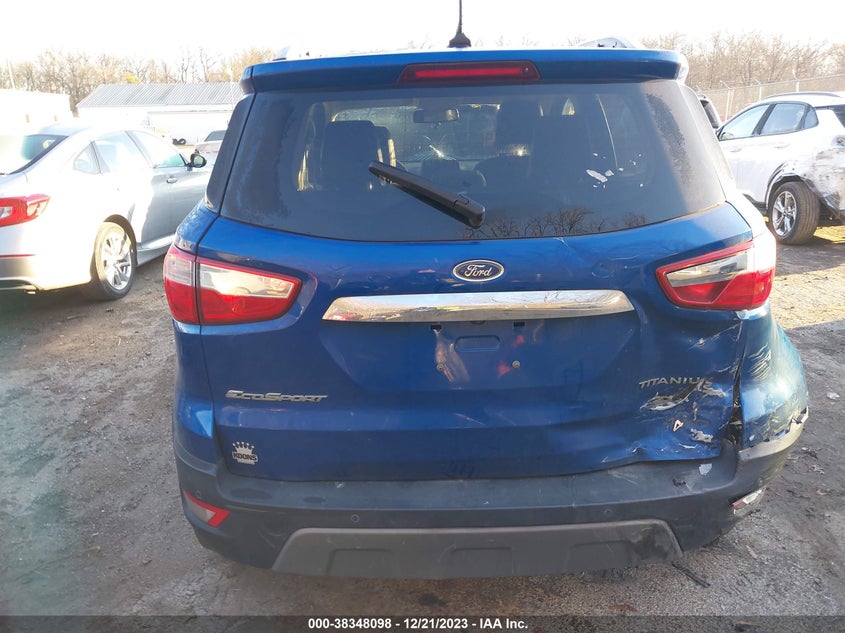 VIN MAJ6S3KL7KC274493 2019 FORD ECOSPORT TITANIUM