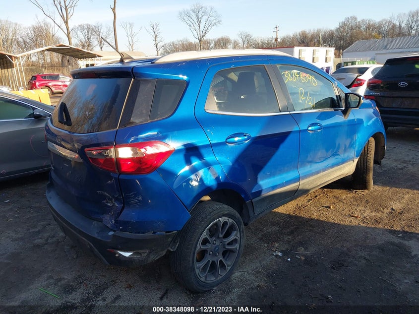 VIN MAJ6S3KL7KC274493 2019 FORD ECOSPORT TITANIUM