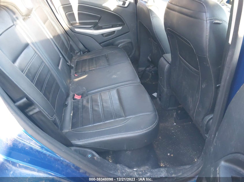 VIN MAJ6S3KL7KC274493 2019 FORD ECOSPORT TITANIUM