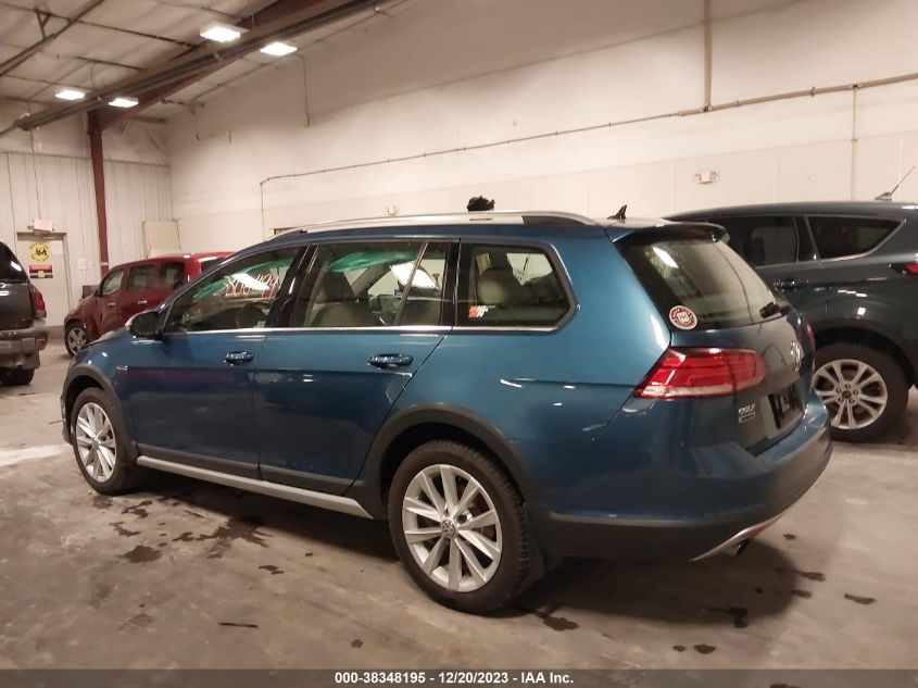 2019 VOLKSWAGEN GOLF ALLTRACK TSI S/TSI SE/TSI SEL - 3VWM17AU2KM518326