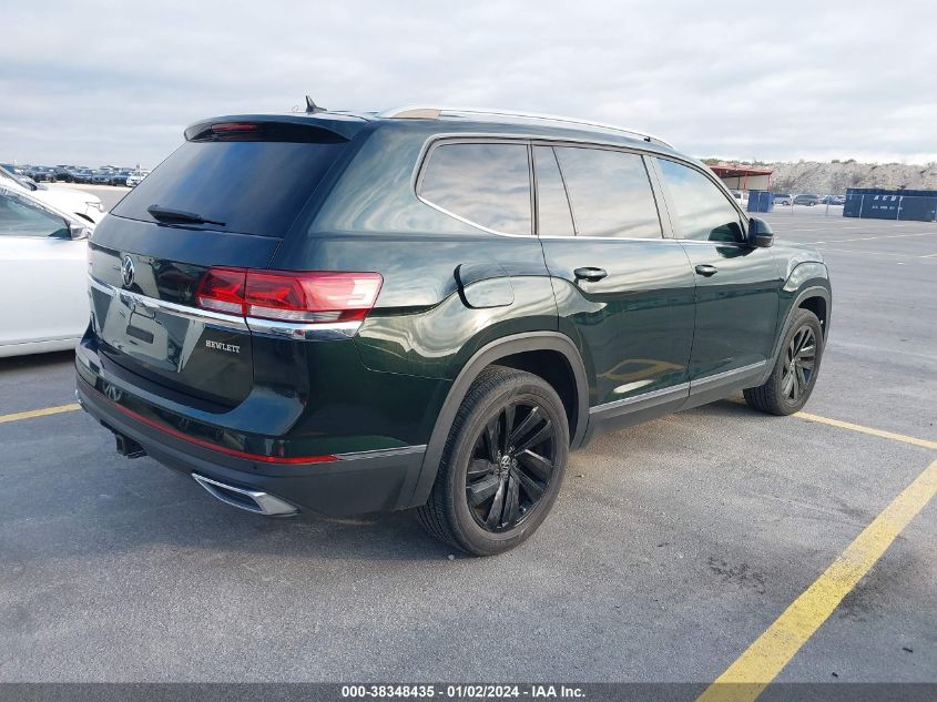 2021 VOLKSWAGEN ATLAS SEL - 1V2ER2CA5MC523478