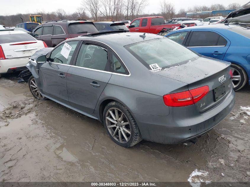 2016 AUDI A4 PREMIUM PLUS S-LINE - WAUFFAFL2GN008501