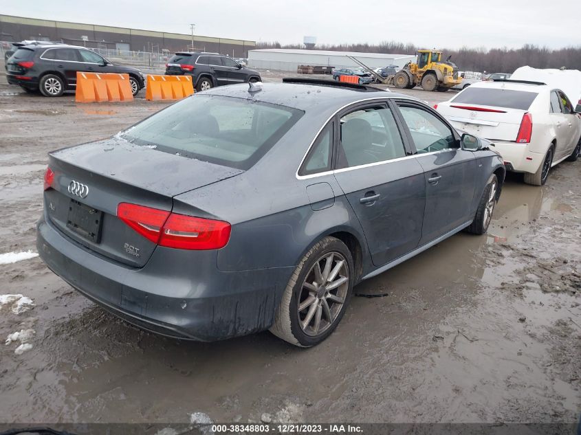 2016 AUDI A4 PREMIUM PLUS S-LINE - WAUFFAFL2GN008501
