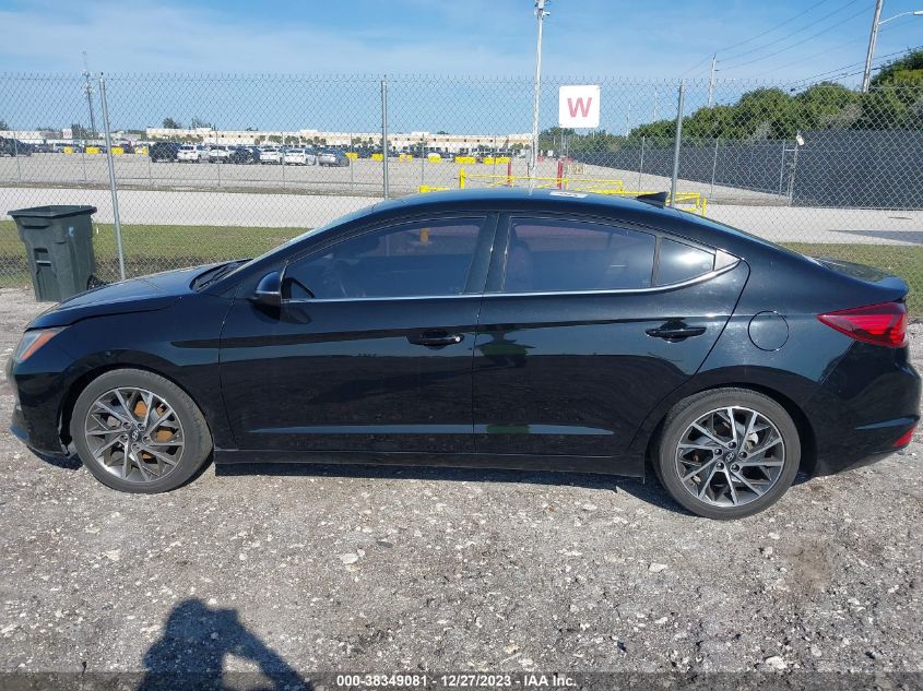 VIN 5NPD84LF5KH445633 2019 HYUNDAI ELANTRA LIMITED