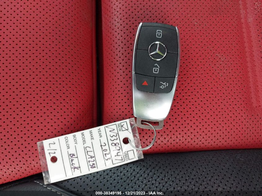 2023 MERCEDES-BENZ CLA 250 COUPE W1K5J4GB1PN338947