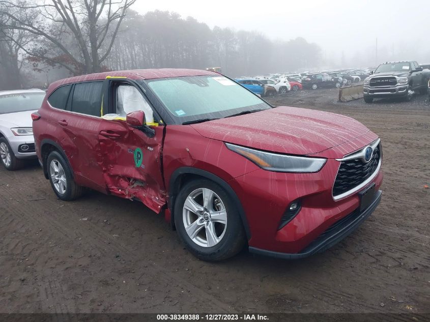 2021 TOYOTA HIGHLANDER HYBRID LE - 5TDBBRCH9MS524310