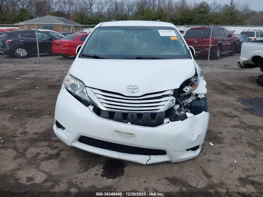 VIN 5TDKZ3DC1HS830497 2017 TOYOTA SIENNA LE