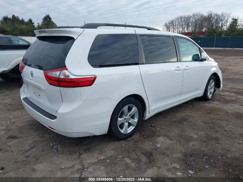 VIN 5TDKZ3DC1HS830497 2017 TOYOTA SIENNA LE