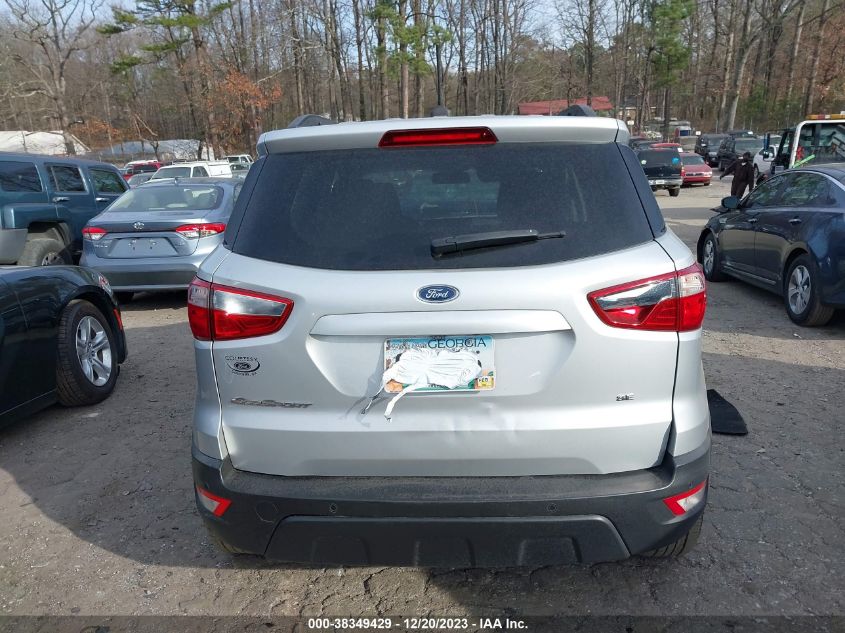 VIN MAJ3S2GE1MC402303 2021 FORD ECOSPORT SE