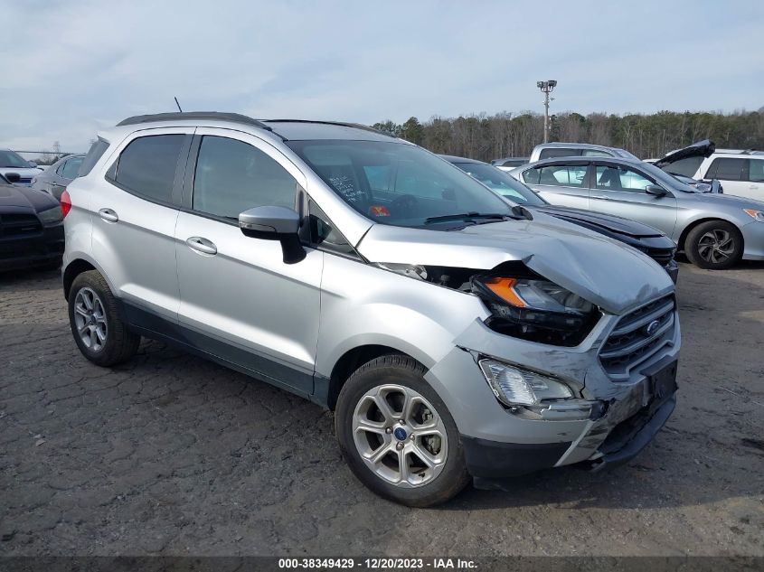 VIN MAJ3S2GE1MC402303 2021 FORD ECOSPORT SE