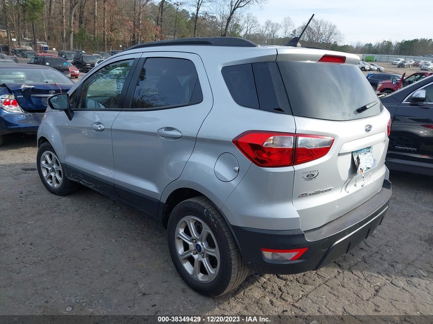 VIN MAJ3S2GE1MC402303 2021 FORD ECOSPORT SE