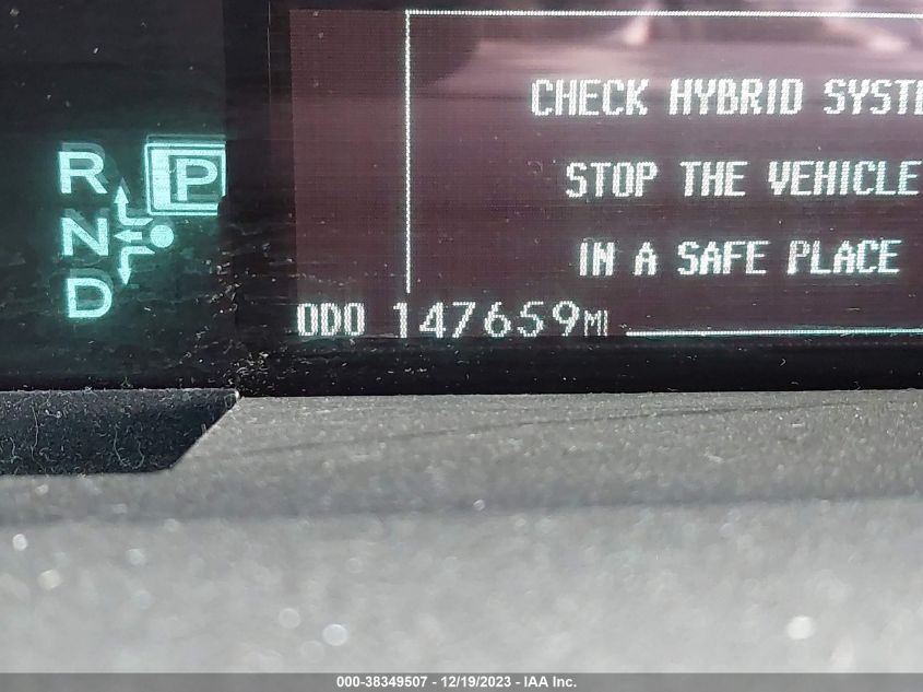 2013 TOYOTA PRIUS - JTDKN3DU0D5686784