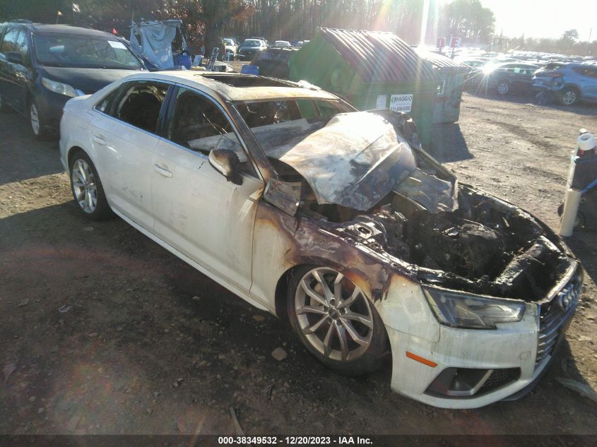 2019 AUDI A4 45 PREMIUM - WAUENAF44KA037750