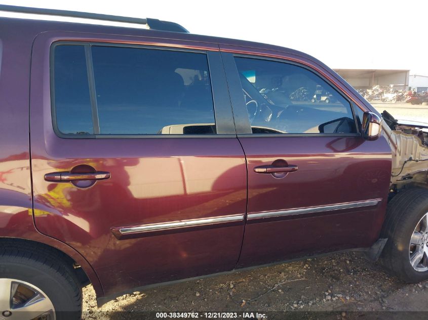 2014 HONDA PILOT TOURING - 5FNYF3H93EB025201