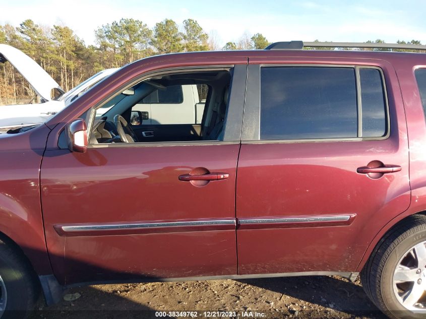 2014 HONDA PILOT TOURING - 5FNYF3H93EB025201